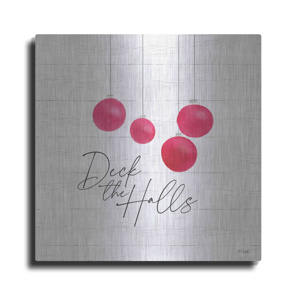 'Deck the Halls' by Kate Sherrill – Metal Wall Art