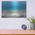 'Beach View From Above' by Lori Deiter – Metal Wall Art, 16x12 room view