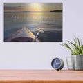 'Lake Life is Simple' by Lori Deiter – Metal Wall Art, 16x12 room view