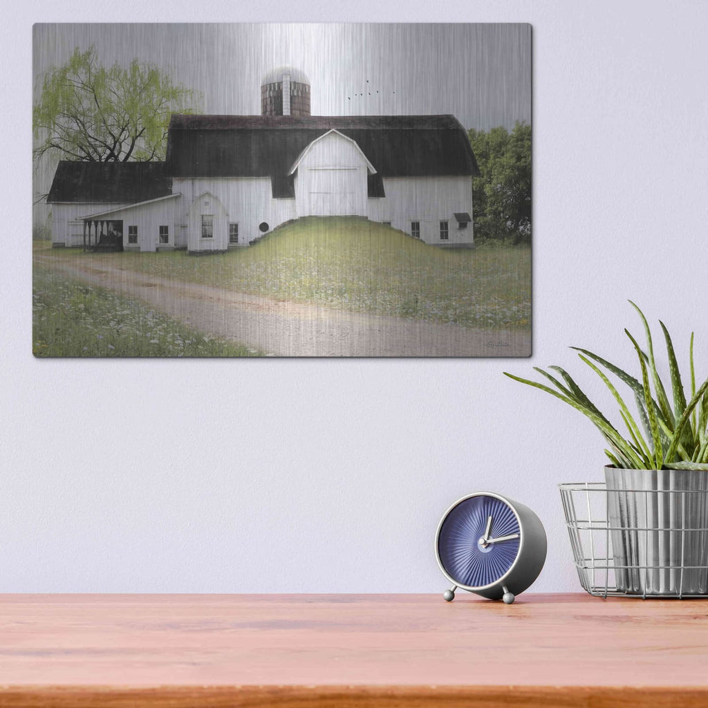 'Big Country Barn' by Lori Deiter – Metal Wall Art, 16x12 room view