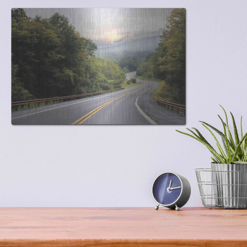 'Curve Ahead' by Lori Deiter – Metal Wall Art, 16x12 room view