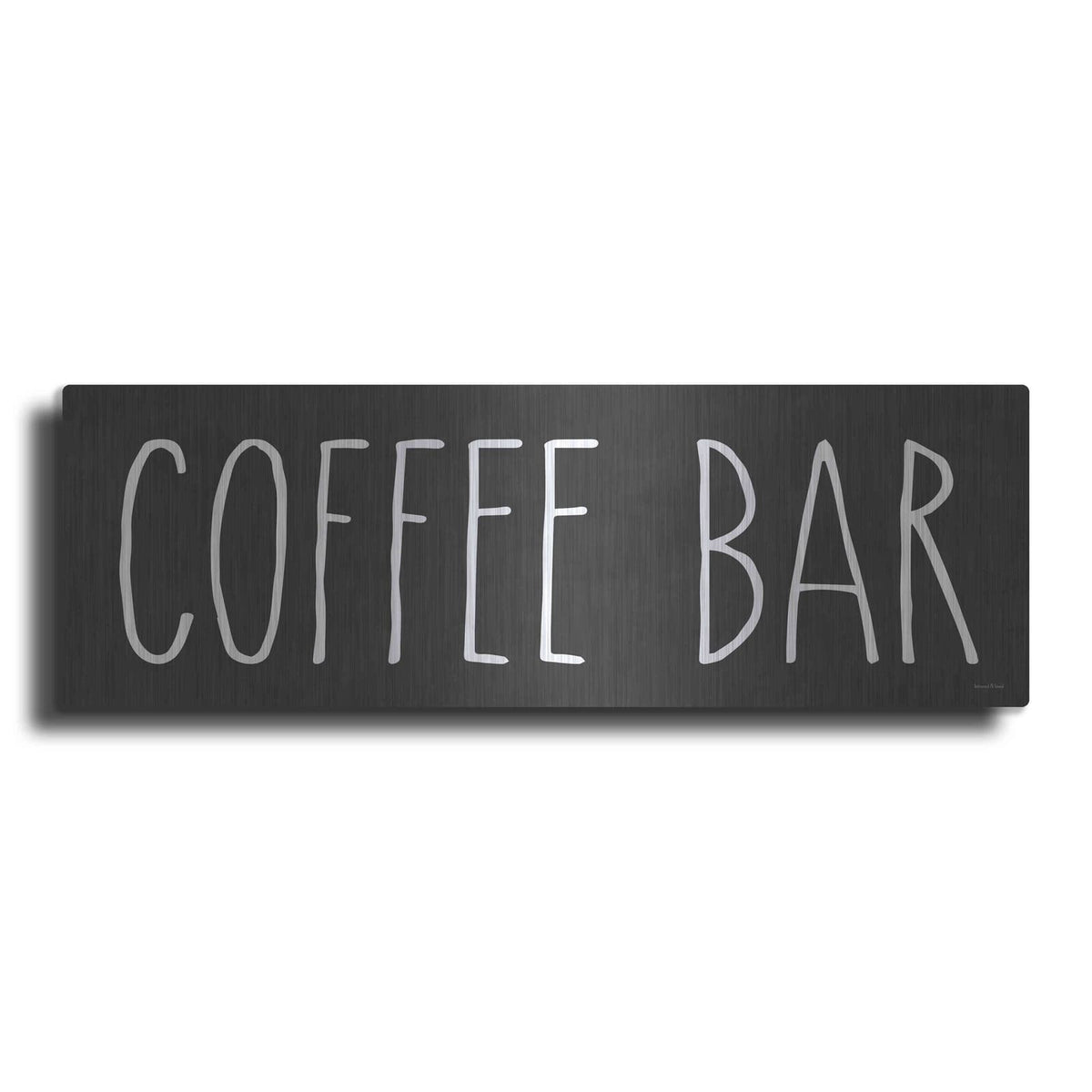 'COFFEE BAR' by Lettered & Lined – Metal Wall Art