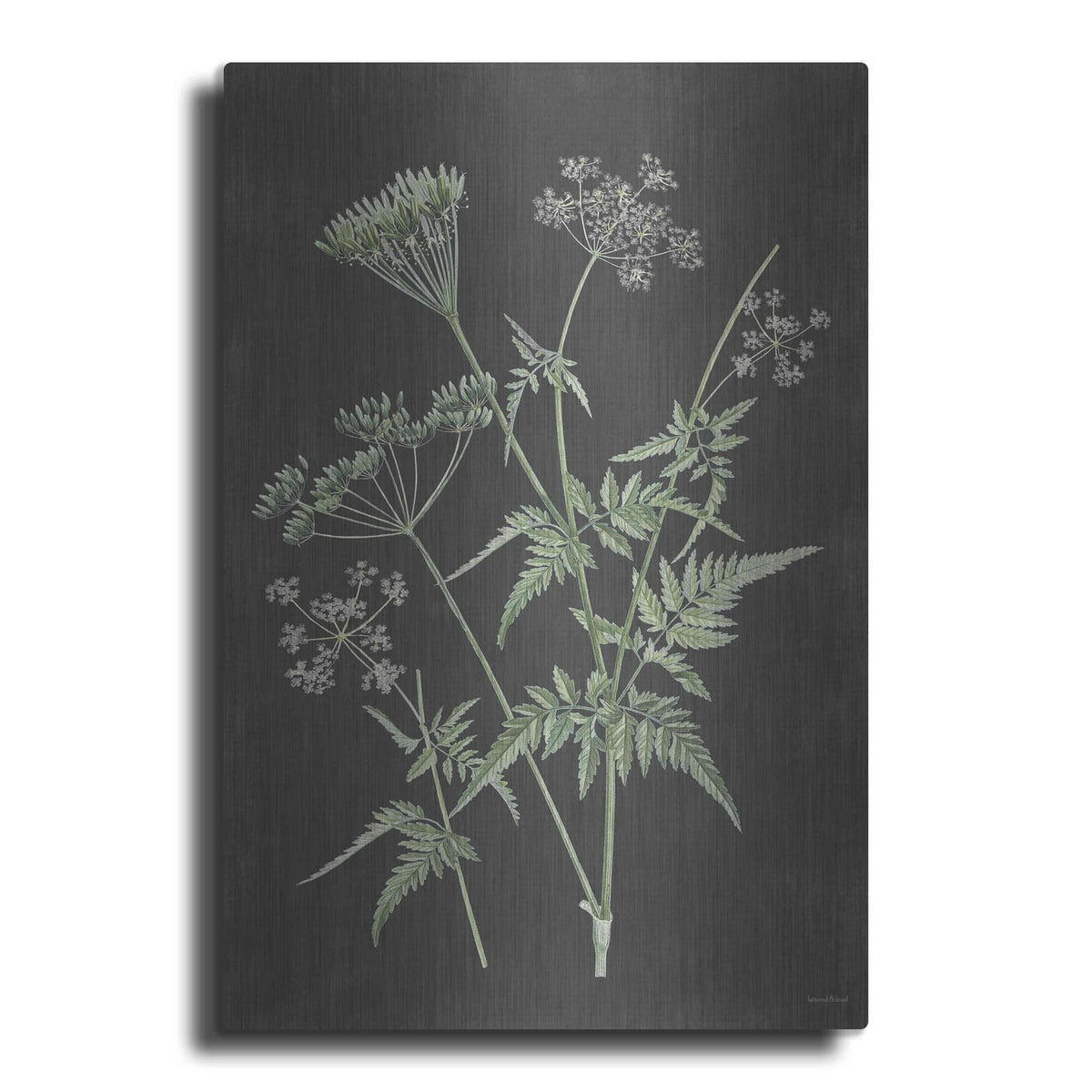 'Chives' by Lettered & Lined – Metal Wall Art