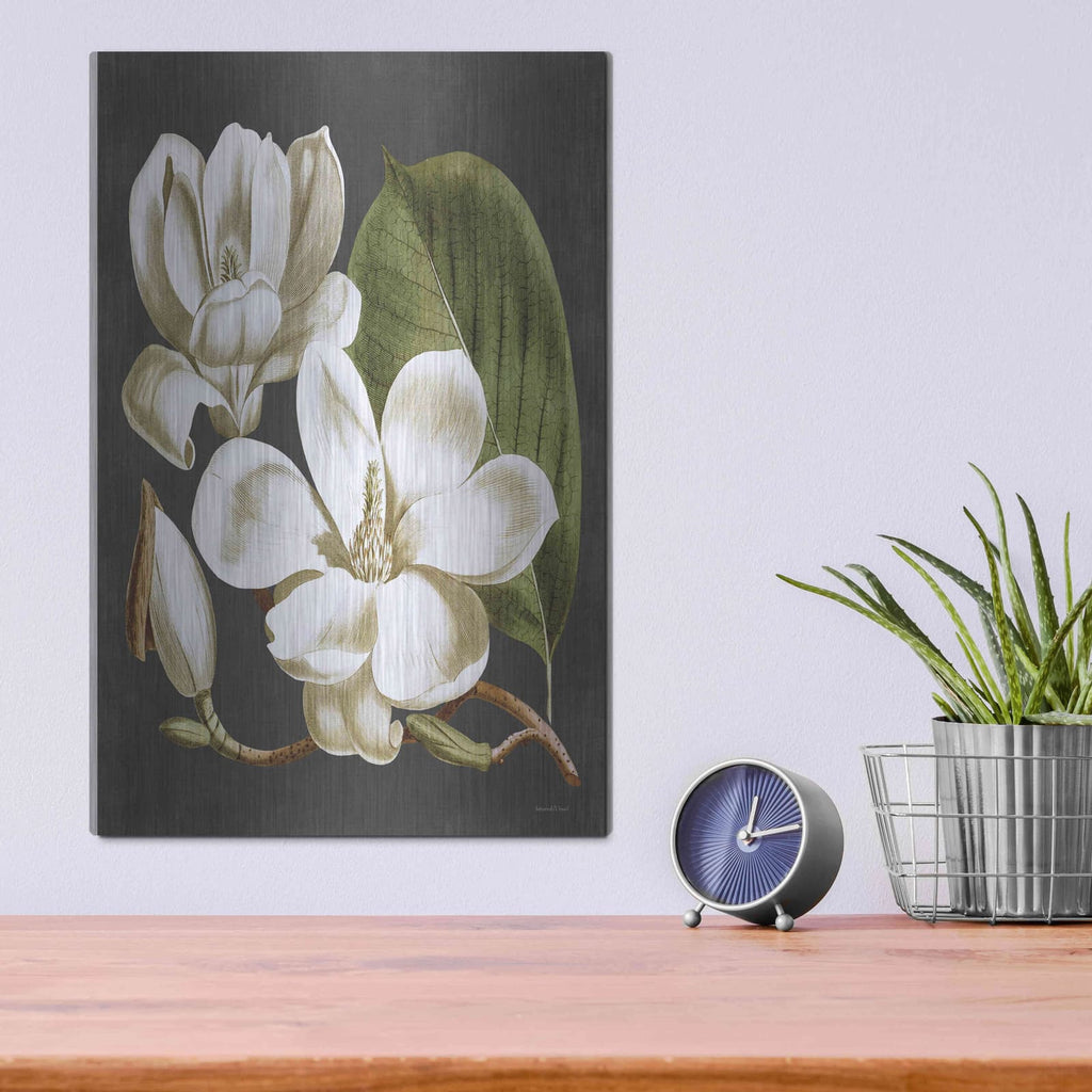 'Magnolia' by Lettered & Lined – Metal Wall Art, 12x16 room view