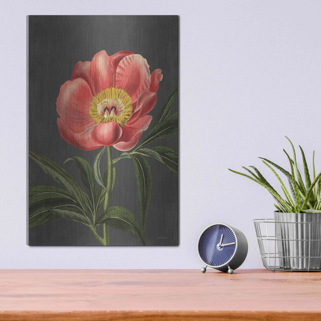 'Peony' by Lettered & Lined – Metal Wall Art, 12x16 room view