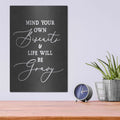 'Biscuits & Gravy' by Lettered & Lined – Metal Wall Art, 12x16 room view