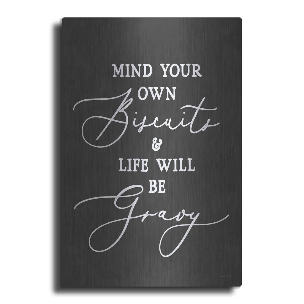 'Biscuits & Gravy' by Lettered & Lined – Metal Wall Art