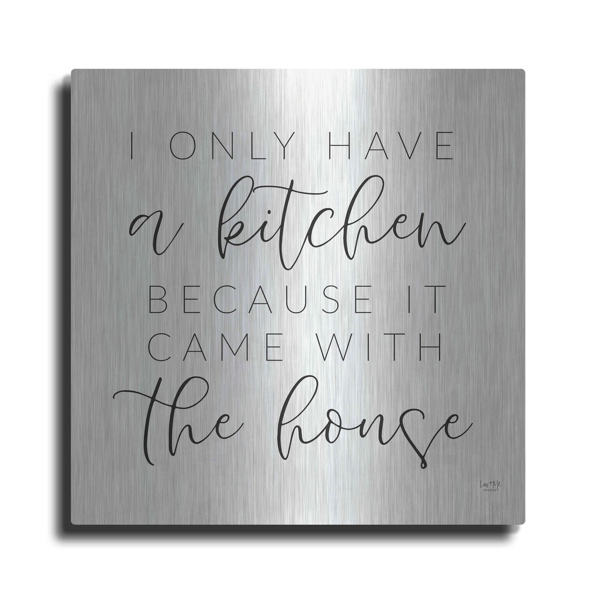 'A Kitchen' by Lux + Me – Metal Wall Art