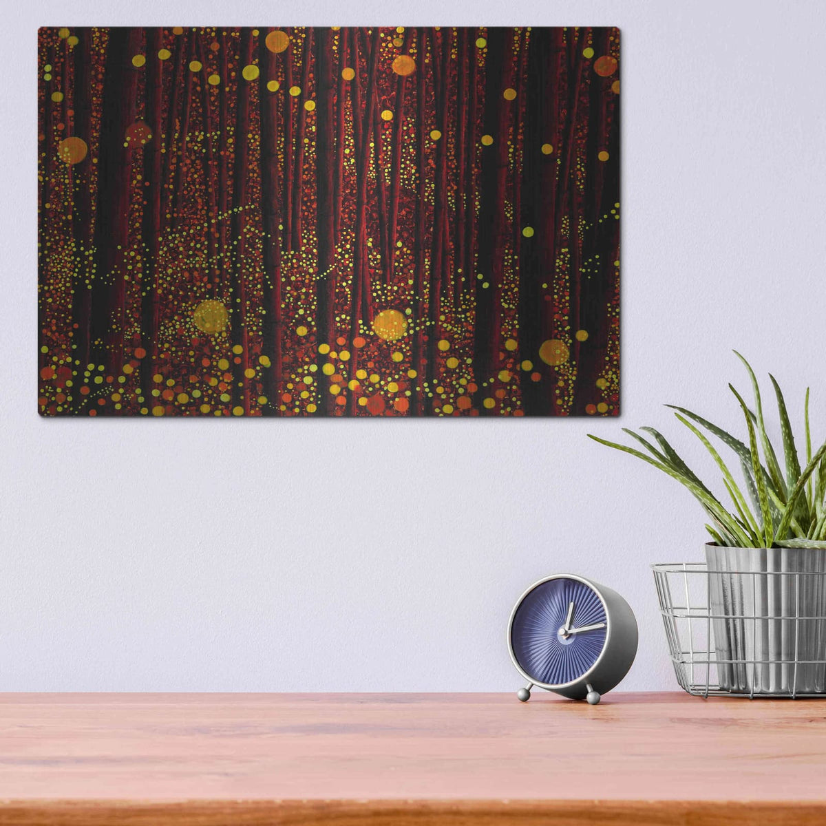 'Glow' by DB Waterman – Metal Wall Art, 16x12 room view