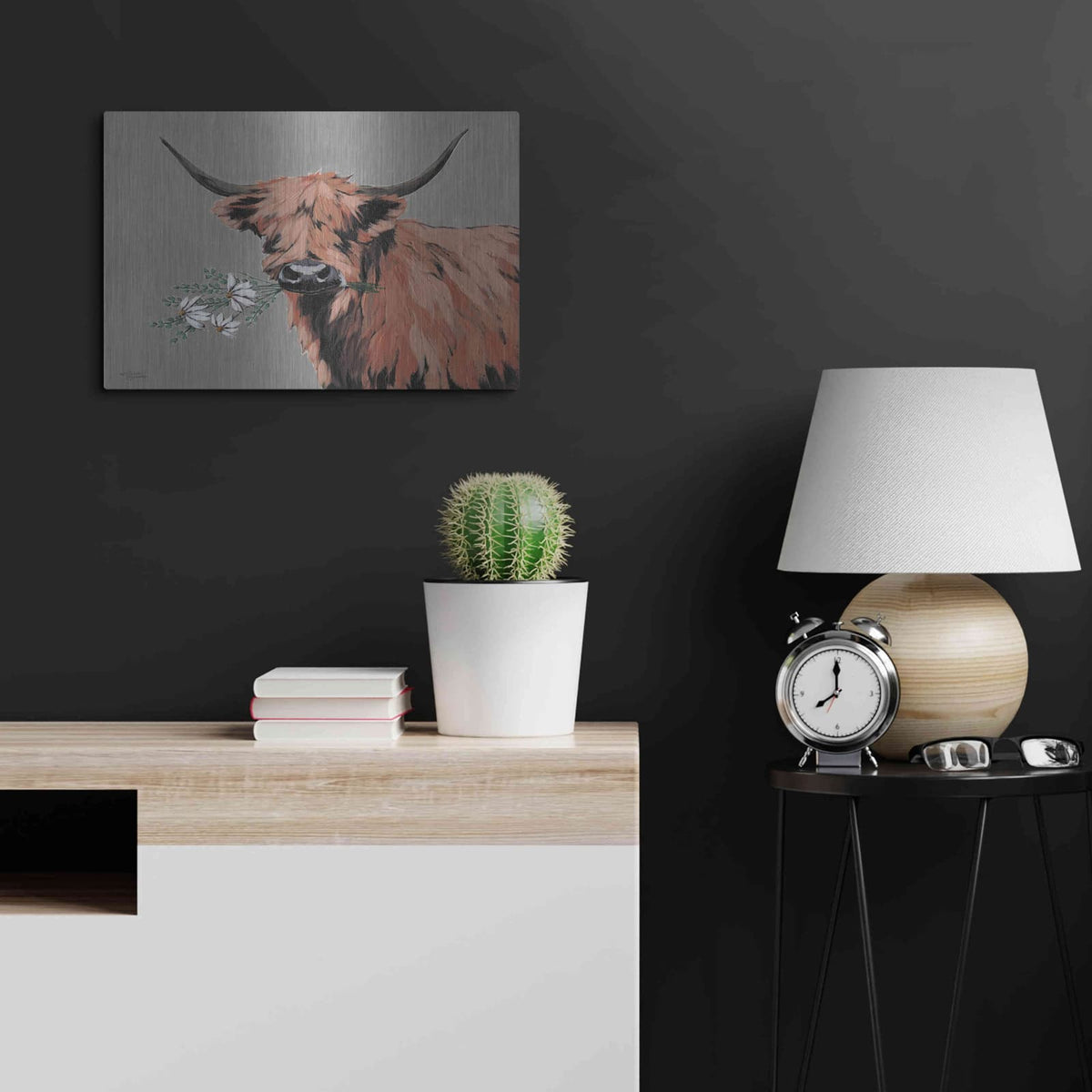 'Daisy Mae' by Michele Norman – Metal Wall Art, 24x16 room view