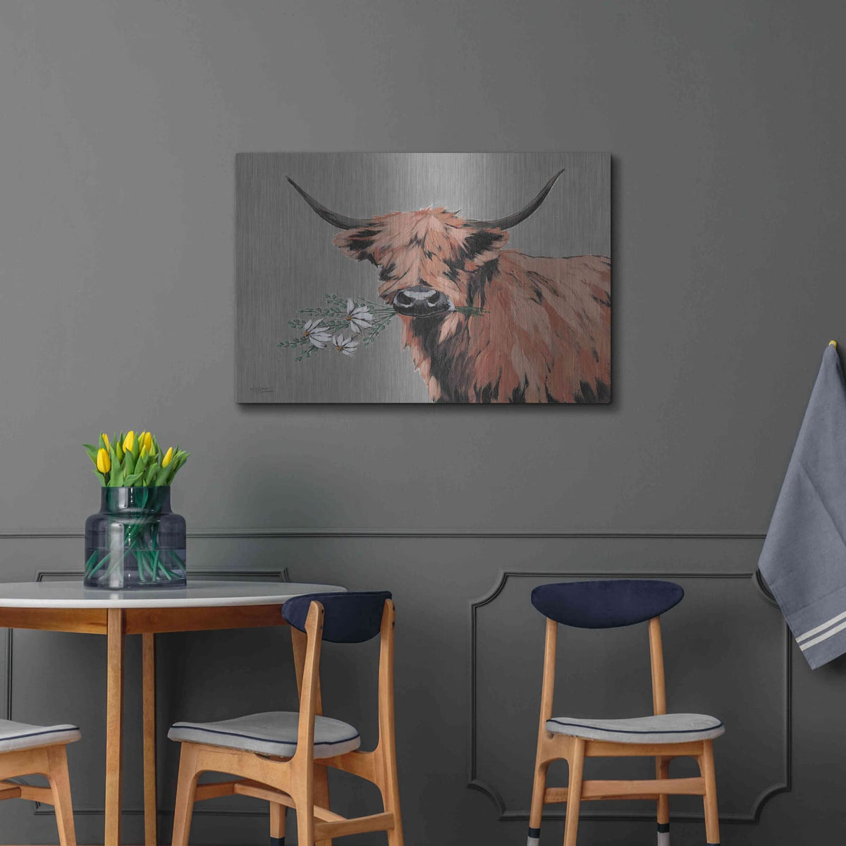 'Daisy Mae' by Michele Norman – Metal Wall Art, 36x24 room view