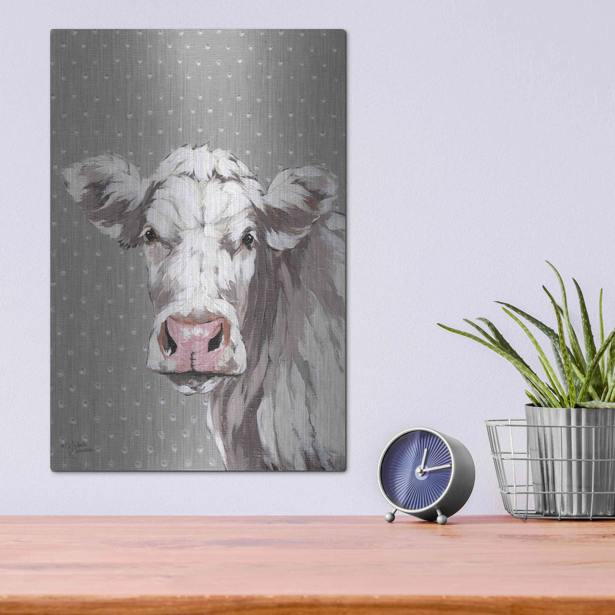 'Francine' by Michele Norman – Metal Wall Art, 12x16 room view