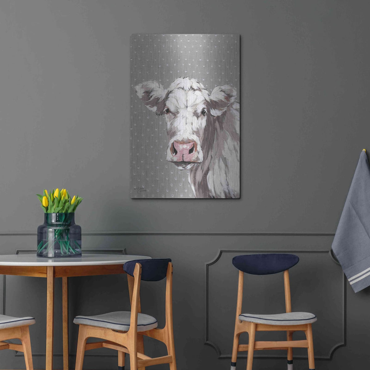 'Francine' by Michele Norman – Metal Wall Art, 24x36 room view