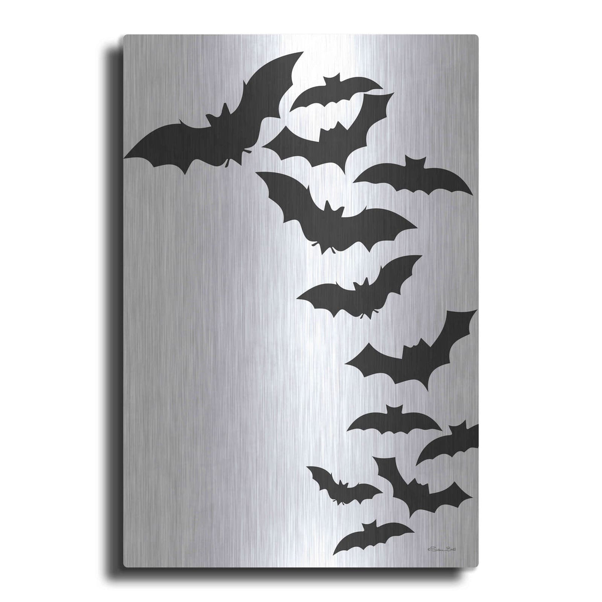 'Flock of Bats' by Susan Ball – Metal Wall Art