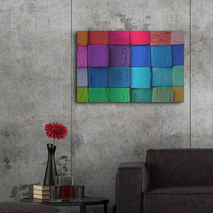 Luxe Metal Art 'Art Blocks' by Epic Portfolio, Metal Wall Art,36x24