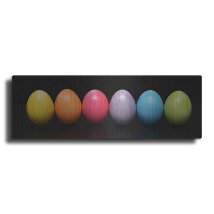 Luxe Metal Art 'Colorful Easter' by Epic Portfolio, Metal Wall Art