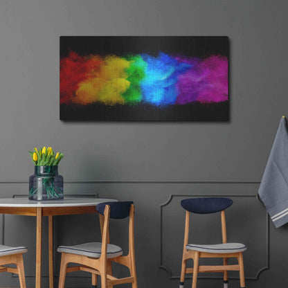 Luxe Metal Art 'Radiant Hurricane' by Epic Portfolio, Metal Wall Art,48x24