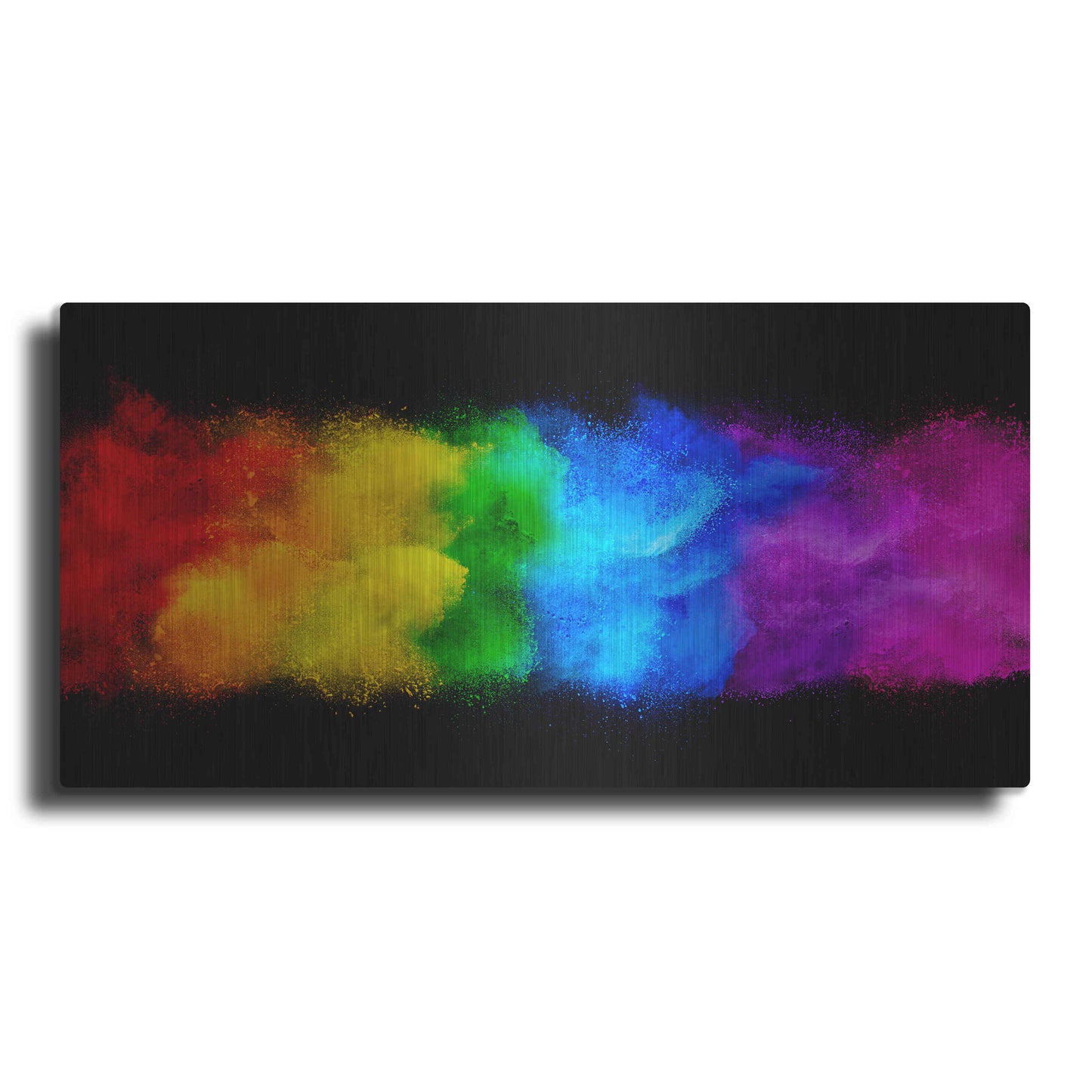 Luxe Metal Art 'Radiant Hurricane' by Epic Portfolio, Metal Wall Art
