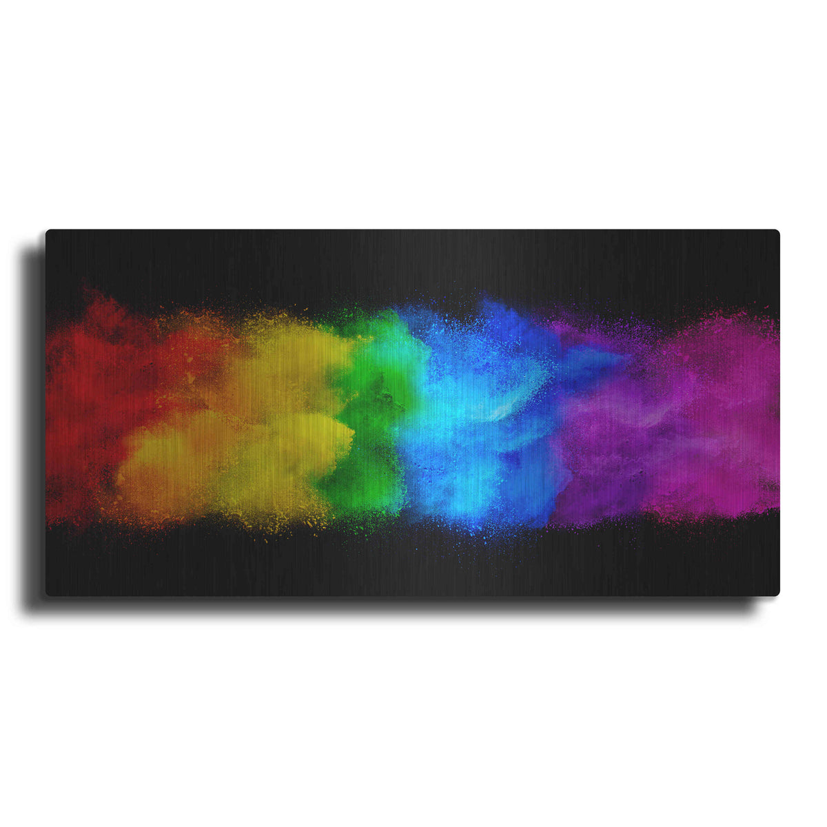 Luxe Metal Art 'Radiant Hurricane' by Epic Portfolio, Metal Wall Art
