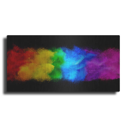 Luxe Metal Art 'Radiant Hurricane' by Epic Portfolio, Metal Wall Art