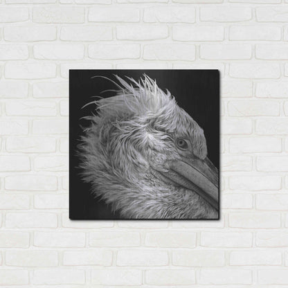 Luxe Metal Art 'Bad Hairday' by Epic Portfolio Metal Wall Art,24x24