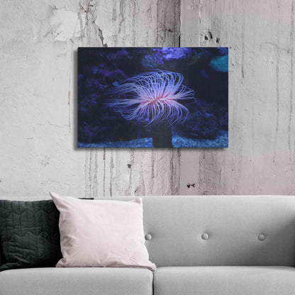 Luxe Metal Art 'Deep Sea Tango ' by Epic Portfolio Metal Wall Art,36x24