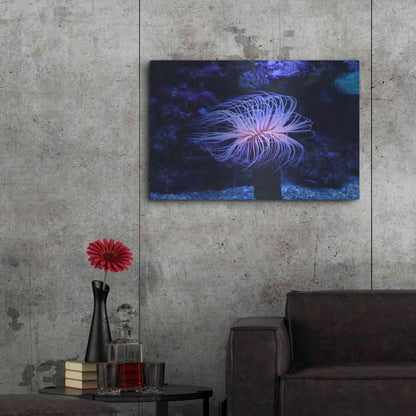 Luxe Metal Art 'Deep Sea Tango ' by Epic Portfolio Metal Wall Art,36x24