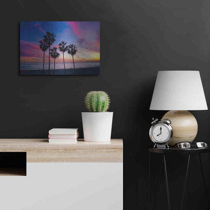 Luxe Metal Art 'Florida Sunset' by Epic Portfolio Metal Wall Art,24x16