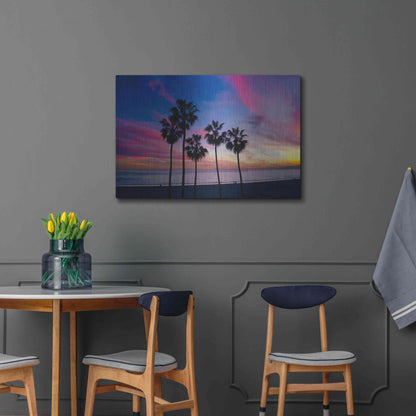 Luxe Metal Art 'Florida Sunset' by Epic Portfolio Metal Wall Art,36x24