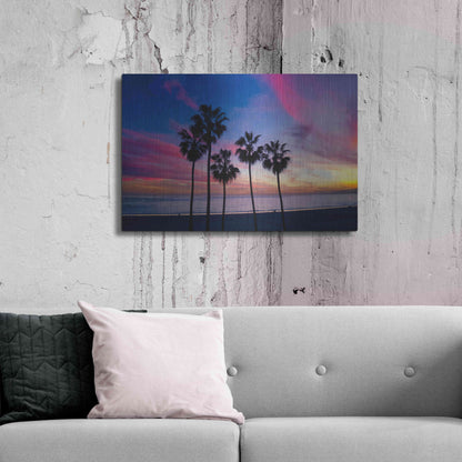 Luxe Metal Art 'Florida Sunset' by Epic Portfolio Metal Wall Art,36x24