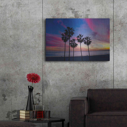Luxe Metal Art 'Florida Sunset' by Epic Portfolio Metal Wall Art,36x24