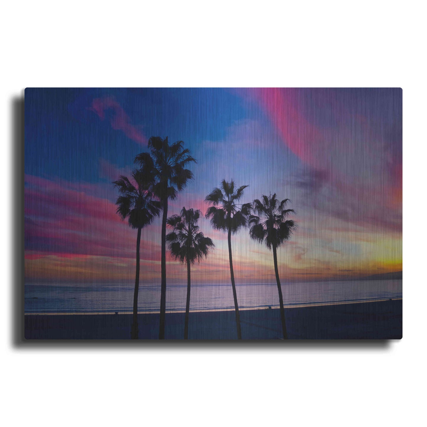 Luxe Metal Art 'Florida Sunset' by Epic Portfolio Metal Wall Art