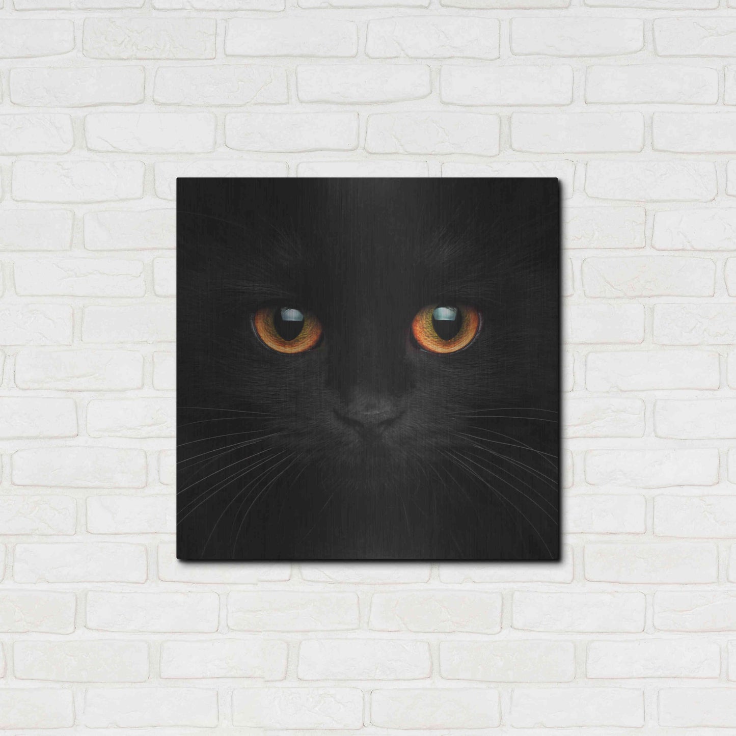 Luxe Metal Art 'Hunter' by Epic Portfolio Metal Wall Art,24x24