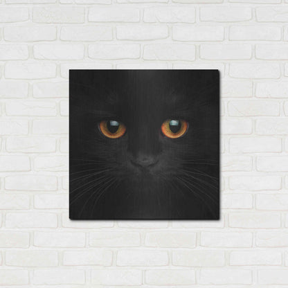 Luxe Metal Art 'Hunter' by Epic Portfolio Metal Wall Art,24x24