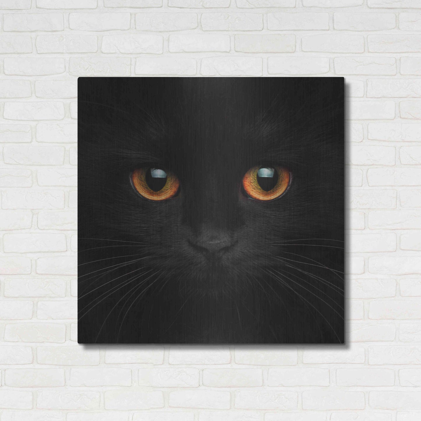 Luxe Metal Art 'Hunter' by Epic Portfolio Metal Wall Art,36x36