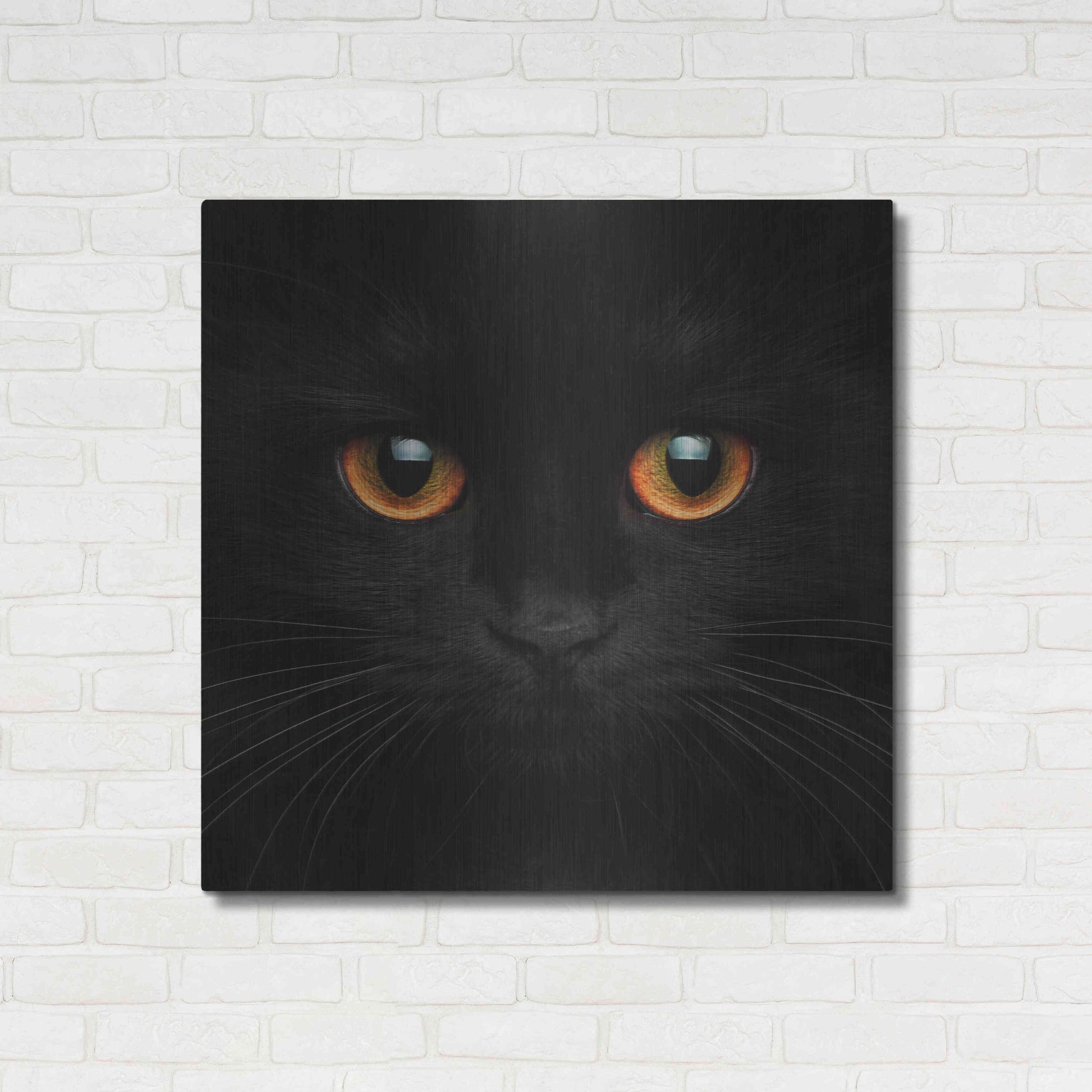 Luxe Metal Art 'Hunter' by Epic Portfolio Metal Wall Art,36x36