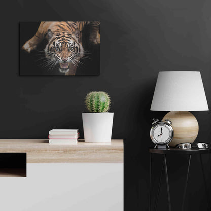 Luxe Metal Art 'Nice Kitty' by Epic Portfolio Metal Wall Art,24x16