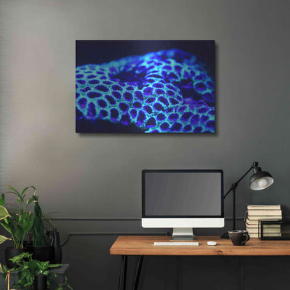 Luxe Metal Art 'Ocean Carpet' by Epic Portfolio Metal Wall Art,36x24