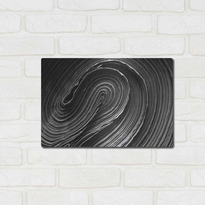 Luxe Metal Art 'Rolled Up' by Epic Portfolio Metal Wall Art,16x12