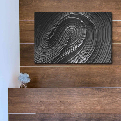 Luxe Metal Art 'Rolled Up' by Epic Portfolio Metal Wall Art,16x12