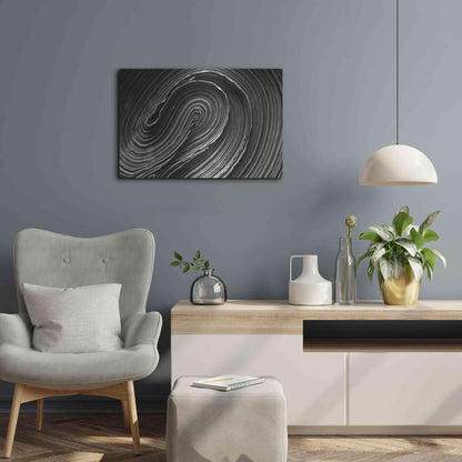 Luxe Metal Art 'Rolled Up' by Epic Portfolio Metal Wall Art,24x16