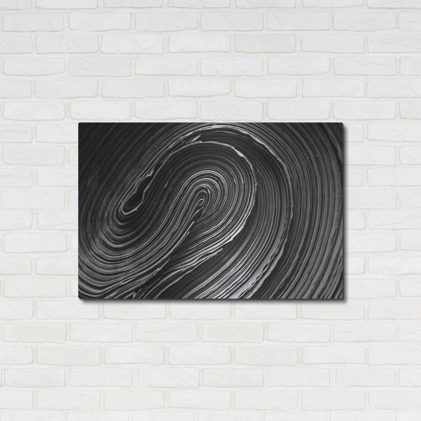 Luxe Metal Art 'Rolled Up' by Epic Portfolio Metal Wall Art,36x24