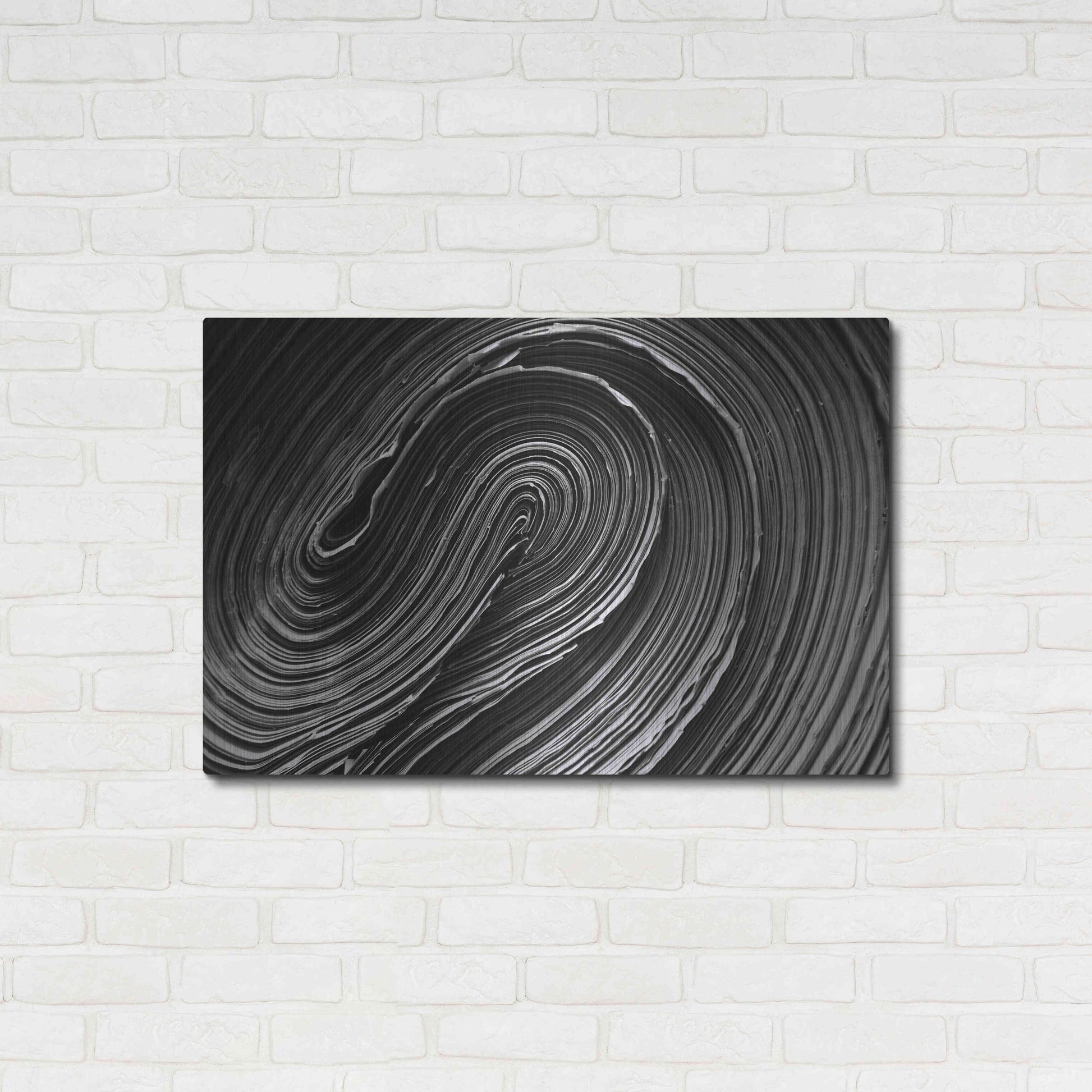 Luxe Metal Art 'Rolled Up' by Epic Portfolio Metal Wall Art,36x24