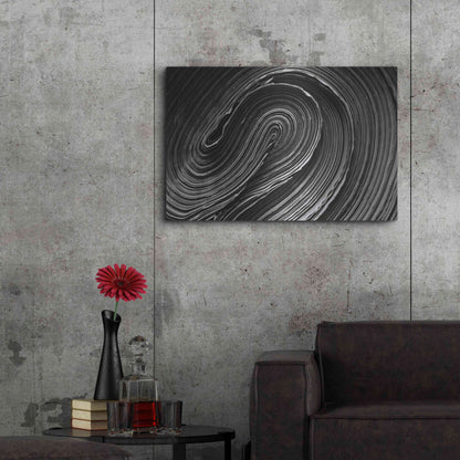 Luxe Metal Art 'Rolled Up' by Epic Portfolio Metal Wall Art,36x24