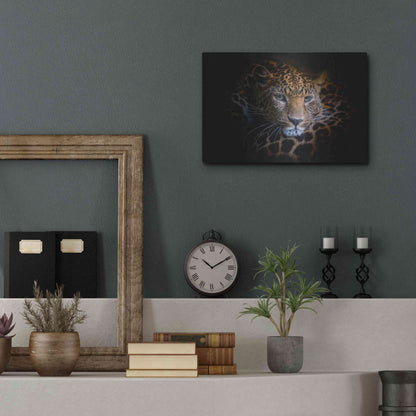 Luxe Metal Art 'Sleepy Leopard' by Epic Portfolio Metal Wall Art,16x12