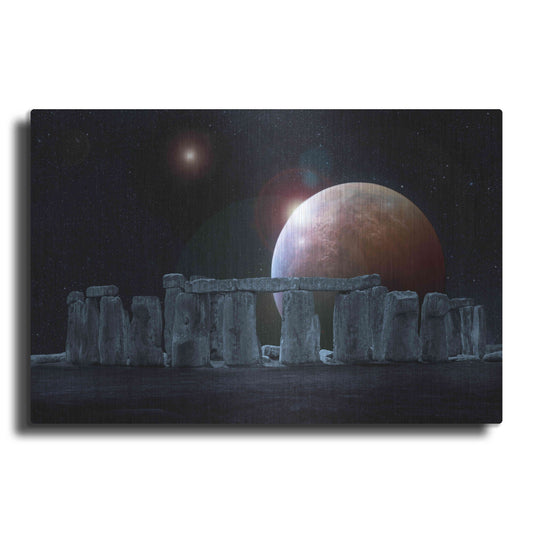 Luxe Metal Art 'Stonehenge Aligned' by Epic Portfolio Metal Wall Art