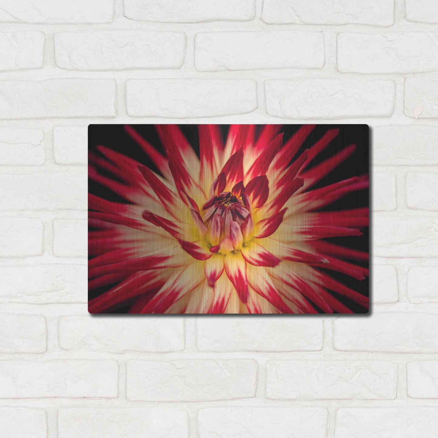 Luxe Metal Art 'Sunfire' by Epic Portfolio Metal Wall Art,16x12