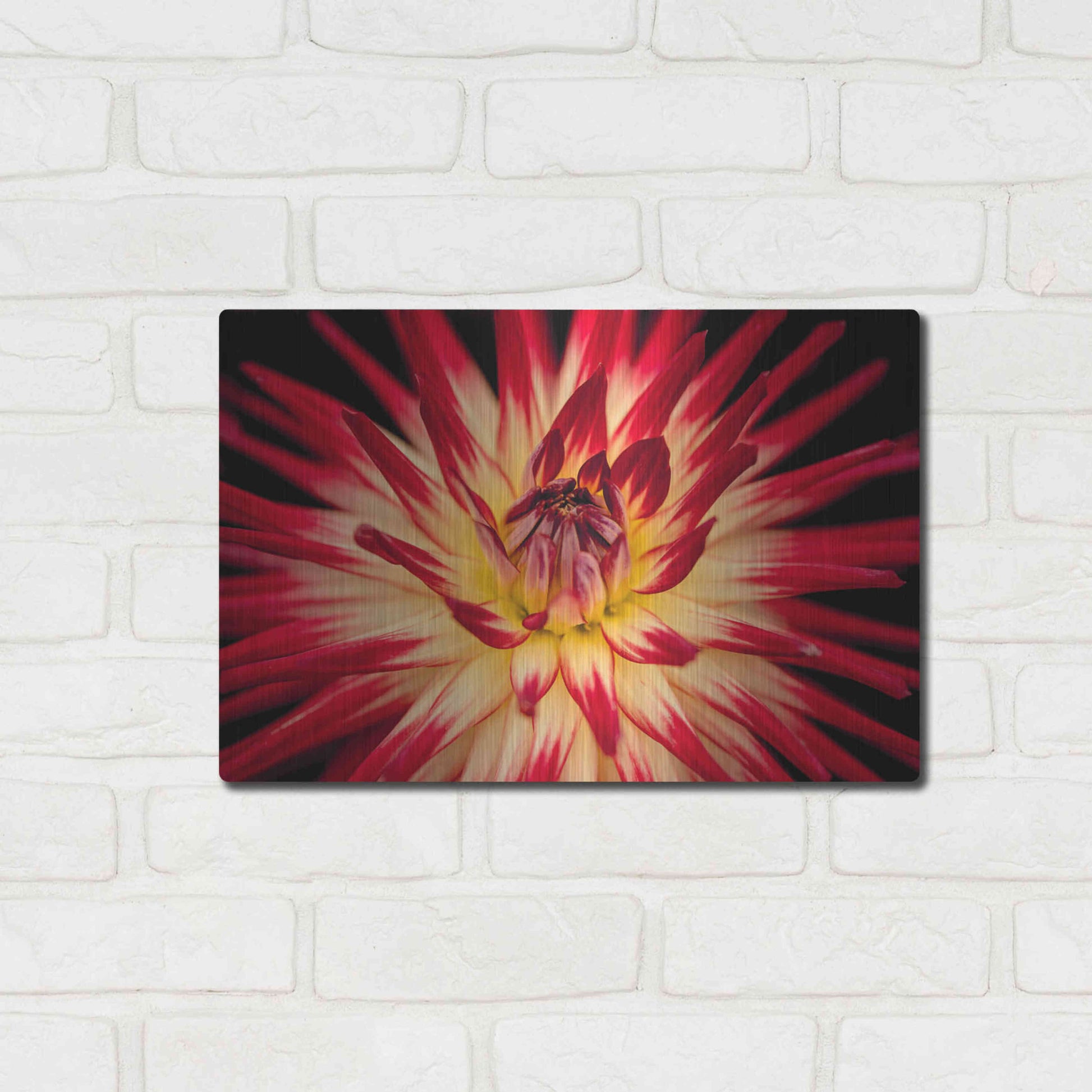 Luxe Metal Art 'Sunfire' by Epic Portfolio Metal Wall Art,16x12