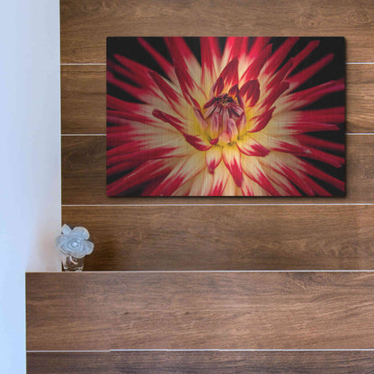 Luxe Metal Art 'Sunfire' by Epic Portfolio Metal Wall Art,16x12