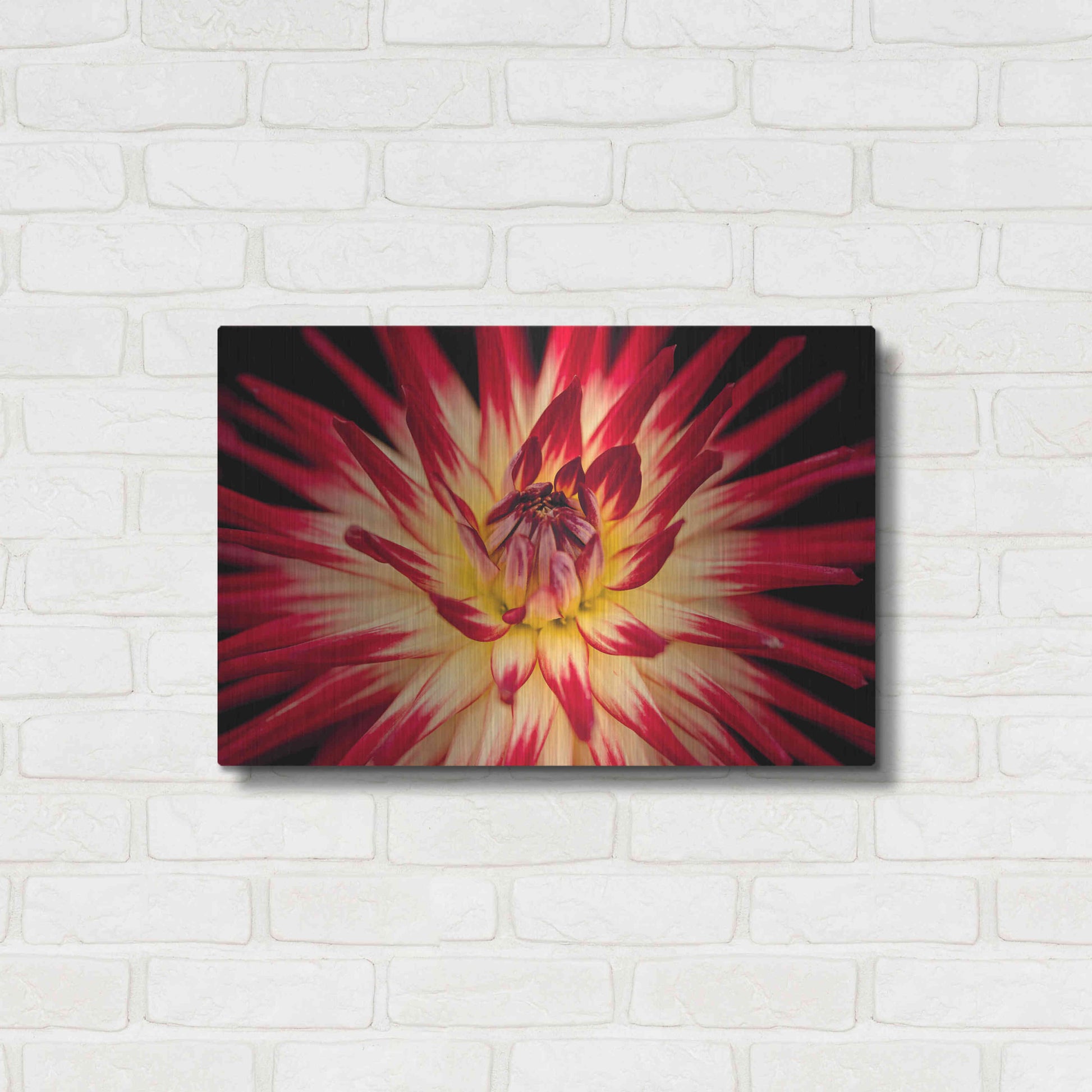 Luxe Metal Art 'Sunfire' by Epic Portfolio Metal Wall Art,24x16
